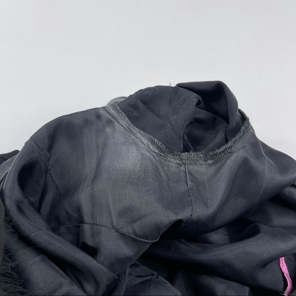 Eliza J Dress Black Silk Special Occasion Party Date Cocktail Wedding LBD Prom - Picture 16 of 16